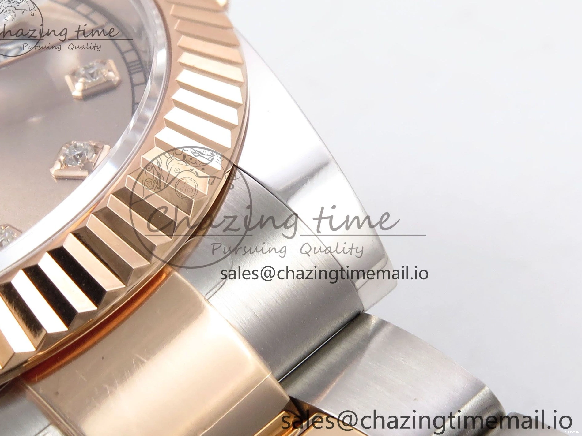 SH3235（Gain Diamonds Oyster 904L DateJust 126331 Steel Dial ARF RG on Edition 41 SS Bracelet 1:1 Weight） Best RG 0517